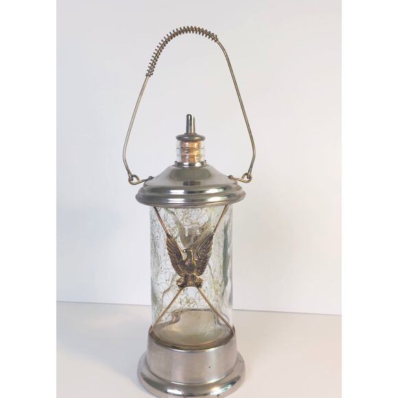 Vintage Decanter Barware Americana Eagle Kitsch Musical Plays How Dry I Am - Picture 1 of 8